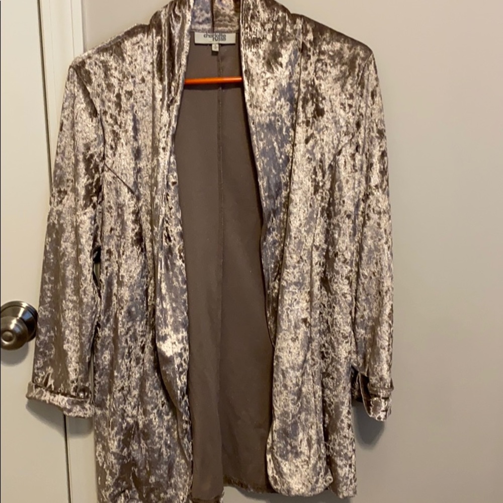 Velvet blazer
